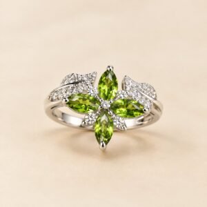 Green Diamond Ring