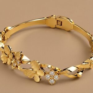 Satin Floral Bracelet