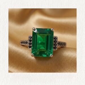 Green Emerald Ring