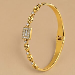 Emerald Crystal Cuff Bracelet