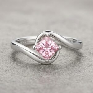 Pink Zircon Ring
